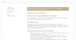 Desktop Screenshot of esvapi.org